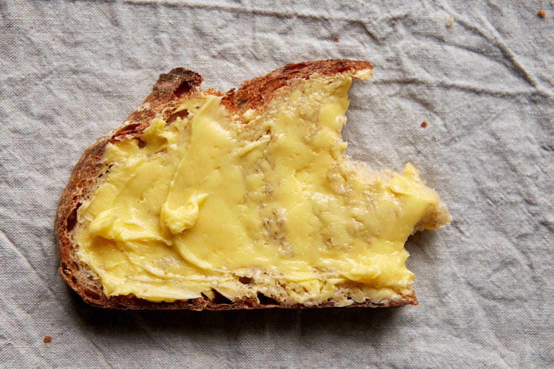 Ampersand bread and butter still life