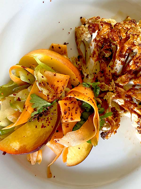 Kimchi with cauliflower