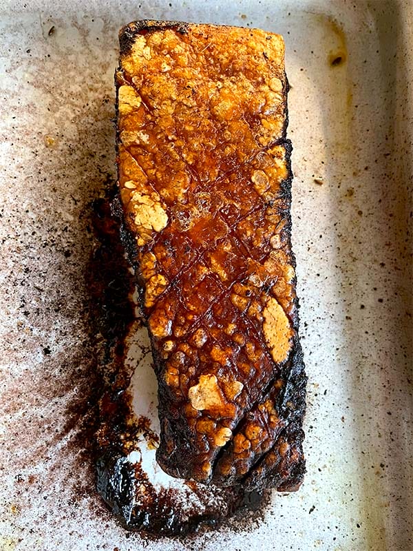 Roasted pork belly