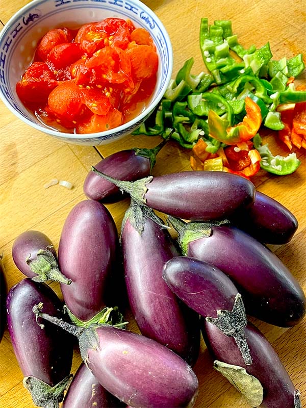 Ratatouille ingredients