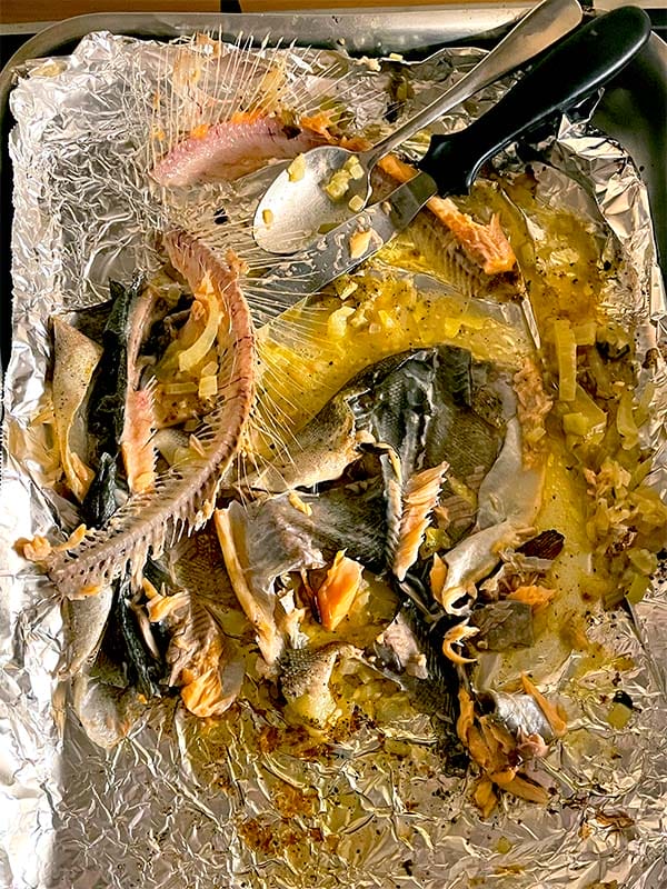 Trout filet bones