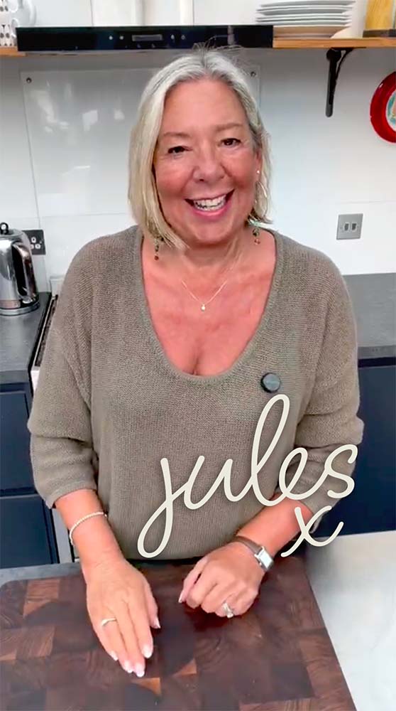 Placeholder for a video of Jules introducing herself