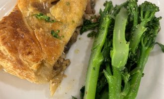 Chicken & Mushroom Pastry Slice