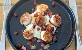 Scallops, Pancetta & Spiced Cauliflower Purée